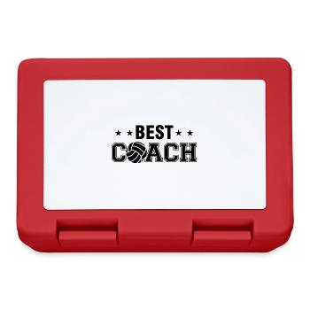 Volleyball Coach | Team sport training gifts - Lunchbox - red - Front