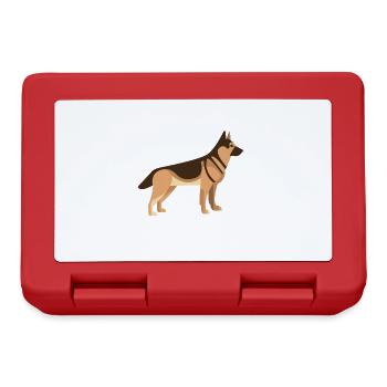 GERMAN SHEPHERD DOG - Lunchbox - red - Front