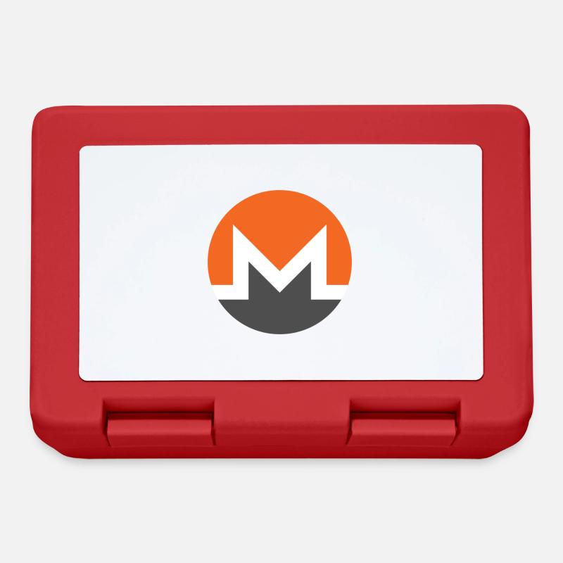 Monero - Private Cryptocurrency - Lunchbox - red