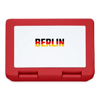 Berlin - Brotdose - Rot - Vorne