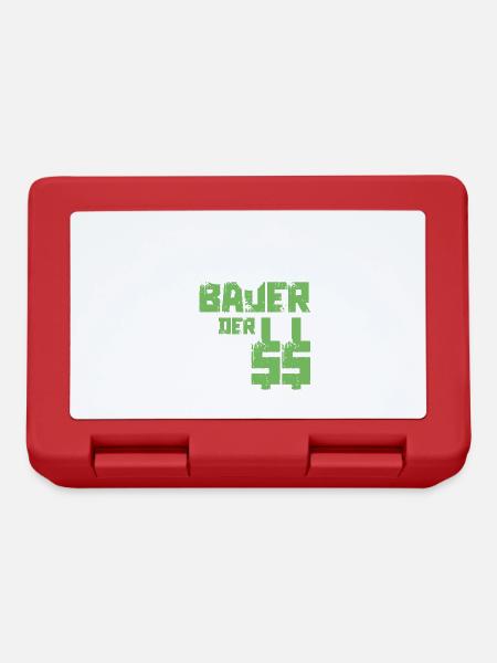 Bauer Boss Chef Farmer - Brotdose - Rot