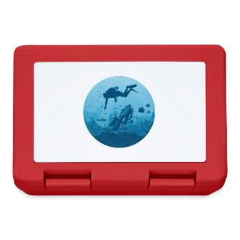 scuba diving - Lunchbox - red - Front