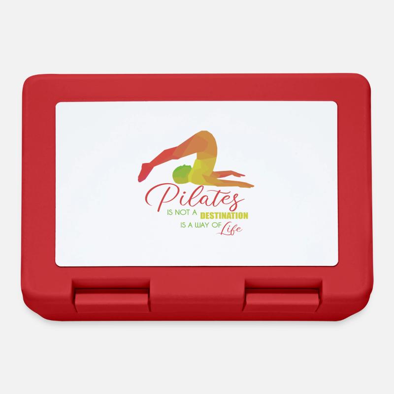 Pilates Geschenk - Brotdose - Rot