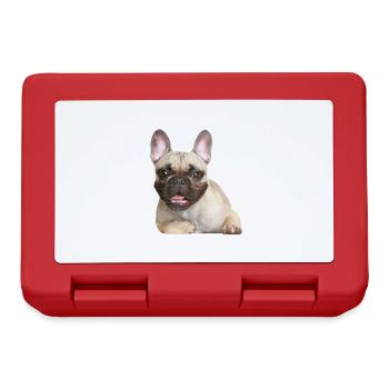 Bulldog - Boîte à goûter - rouge - Devant