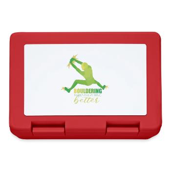 Bouldern - Boîte à goûter - rouge - Devant