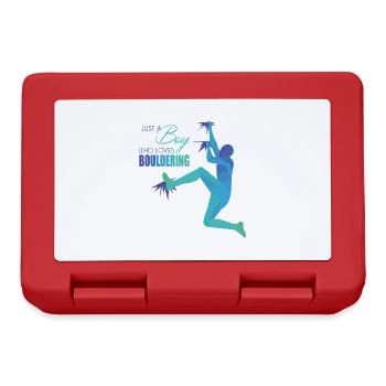 Bouldering - Lunchbox - red - Front