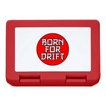 Born for Drifting Auto Tuning Drift Gift - Lunchbox - red - Front