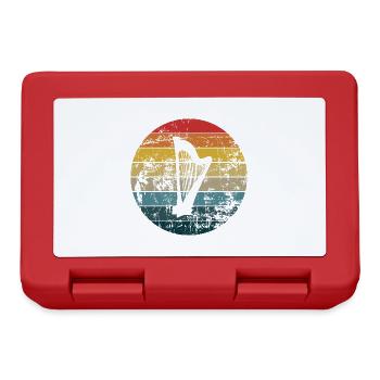 HARP VINTAGE HARP PLAYER - Lunchbox - red - Front