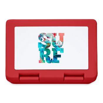Surf Wellen Surfer Beach Surf - Boîte à goûter - rouge - Devant