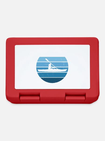 Canoe Men Kayaking Kayak Kayak Women - Lunchbox - red
