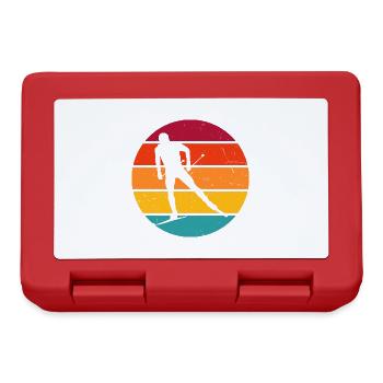 Cross Country Skating Men Women Cross-Country Skiing Cl - Lunchbox - red - Front