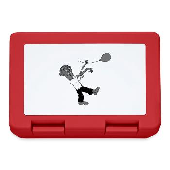 Zombie loses balloon - Lunchbox - red - Front