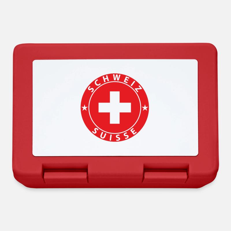 Suisse - Boîte à goûter - rouge