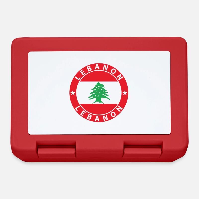 Liban - Boîte à goûter - rouge