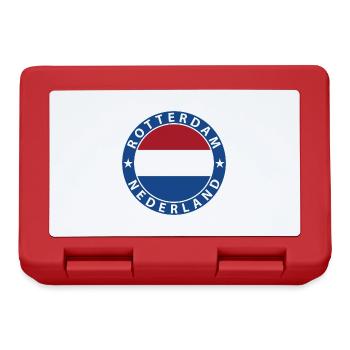Rotterdam - Brotdose - Rot - Vorne