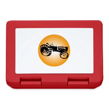 Tractor - Lunchbox - red - Front