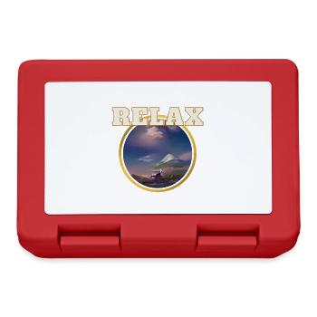 Relax landscape - Lunchbox - red - Front