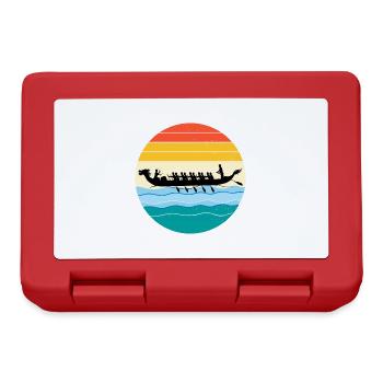 Dragon Boat Racing Crew Paddlers Water Sport - Lunchbox - red - Front
