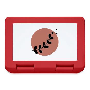 Minimal Plant Summer Trendy Color - Lunchbox - red - Front
