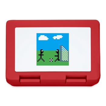 Pixel Football - Lunchbox - red - Front