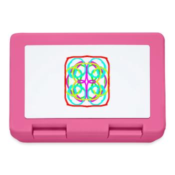 Cercle de couleur - Boîte à goûter - rose - Devant