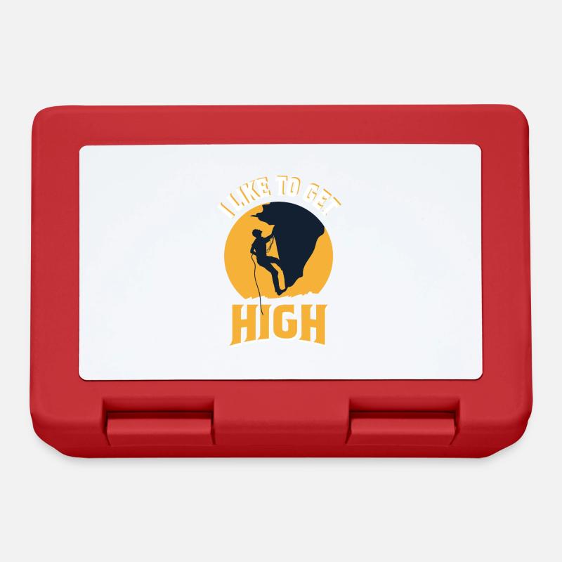 I like to take height Climbing gift - Lunchbox - red