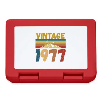 Vintae 1977 / Made in 1977 - Lunchbox - red - Front