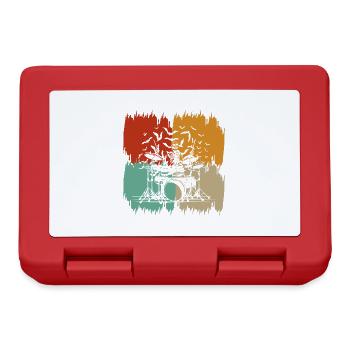 Drums Drummer Drums Drummers - Lunchbox - red - Front