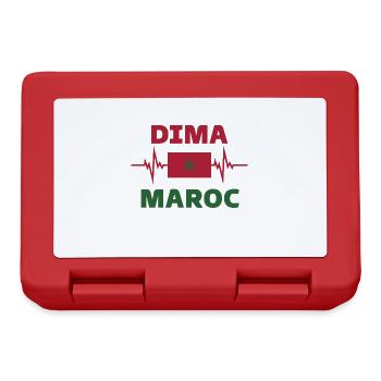 Dima Maroc Maroc Football 2022 - Boîte à goûter - rouge - Devant