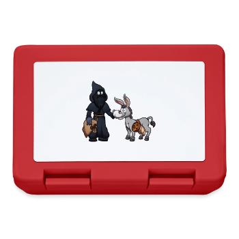Servant Ruprecht With Donkey - Lunchbox - red - Front