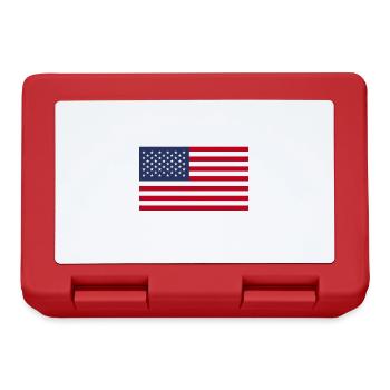 Redneck America Matters Land Western USA Männer - Brotdose - Rot - Vorne