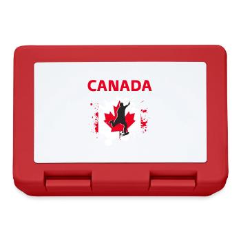 Canada Football 2022 supporter Canadien Football - Boîte à goûter - rouge - Devant