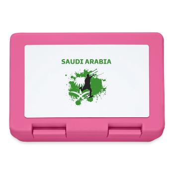Saudi Arabia Football 2022 Saudi supporter - Lunchbox - pink - Front