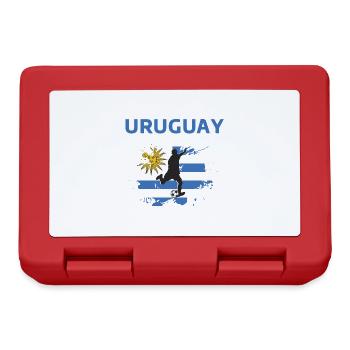 Uruguay Football 2022 supporter uruguayen Football - Boîte à goûter - rouge - Devant