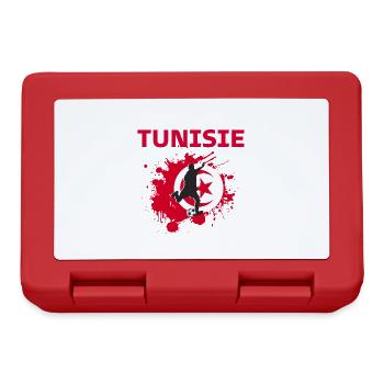 Tunisie Football 2022 supporter of Tunisie football - Lunchbox - red - Front