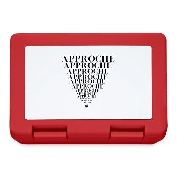 APPROCHE JTE BZ - Boîte à goûter - rouge - Devant