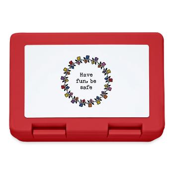 Have fun, be safe - Lunchbox - red - Front