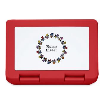 Sloppy kisser - Lunchbox - red - Front