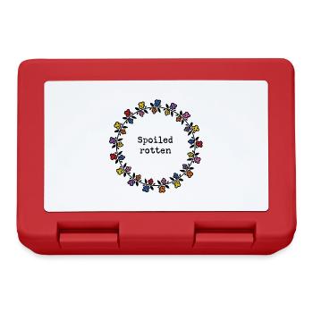 Spoiled rotten - Lunchbox - red - Front