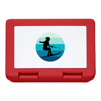 Water Skiing Outdoor Water Sport - Lunchbox - red - Front