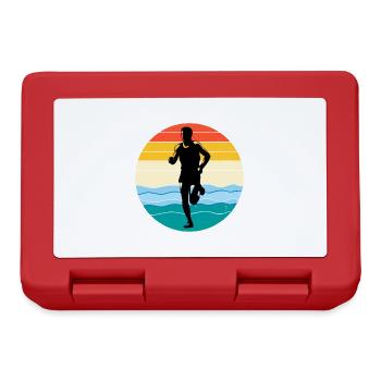 Deep Water Aqua jogging Pool Running Fitness - Lunchbox - red - Front