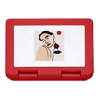 Man and Rose - Brotdose - Rot - Vorne