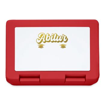 Abitur 2024 Abi Geschenk - Brotdose - Rot - Vorne