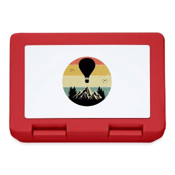 Hot Air Ballooning Hopper Balloon Pilot Balloonist - Lunchbox - red - Front
