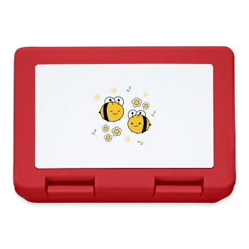 Bee Pair - Lunchbox - red - Front
