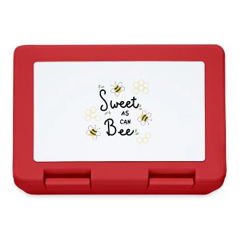 Sweet as can Bee - Brotdose - Rot - Vorne