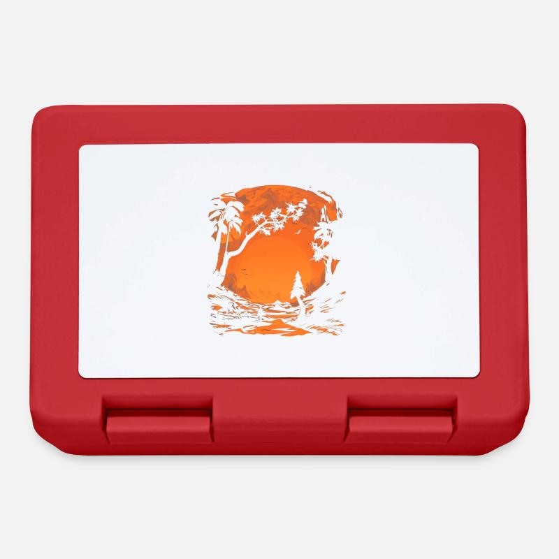 Lonely Man - Lunchbox - red