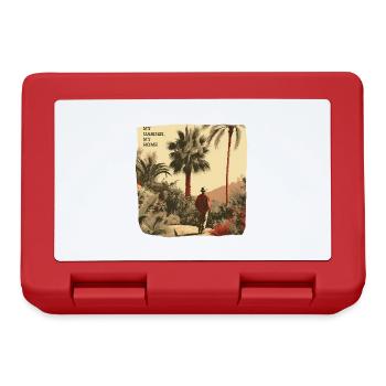 My Garden, My Home - for real garden fans - Lunchbox - red - Front