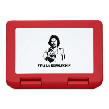 Viva la Resolución - Es lebe die Auflösung! - Brotdose - Rot - Vorne