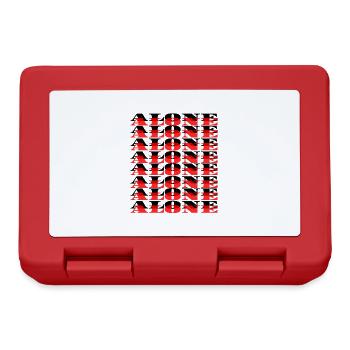 Alone - Black/Red - Lunchbox - red - Front